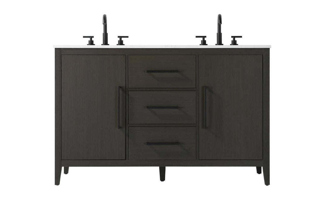 Millie Bathroom Vanity in Mocha Brown Elegant Lighting