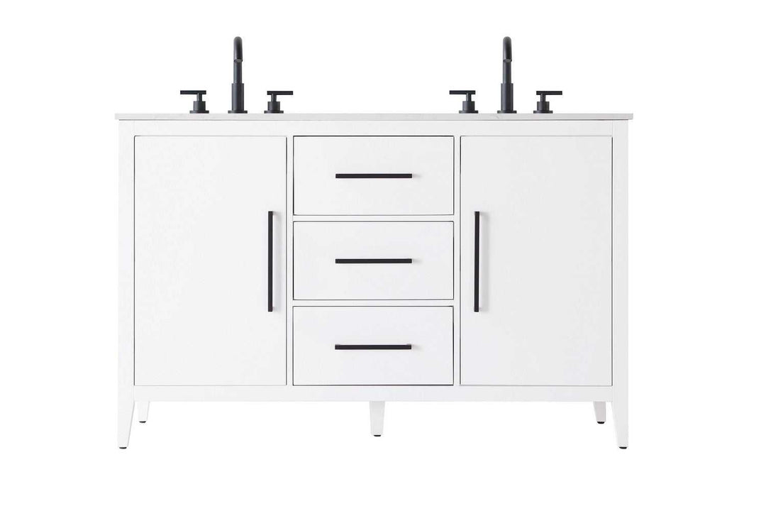 Millie Bathroom Vanity in White Elegant Lighting
