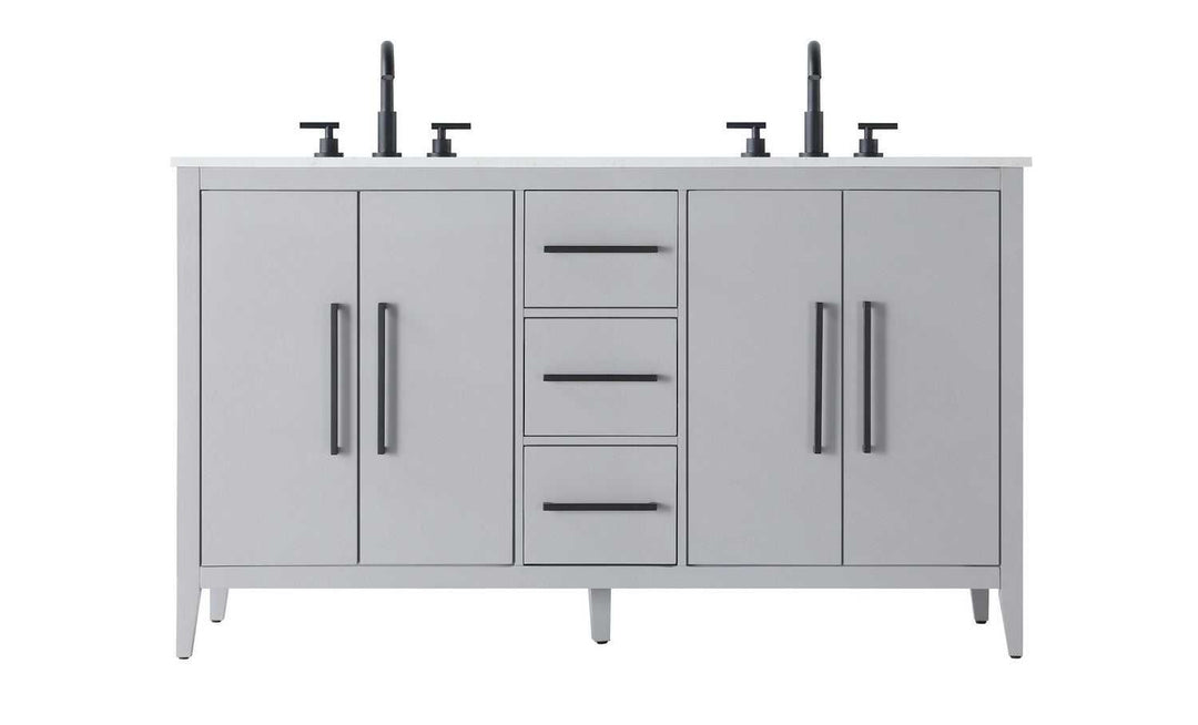 Millie Bathroom Vanity in Grey Elegant Lighting