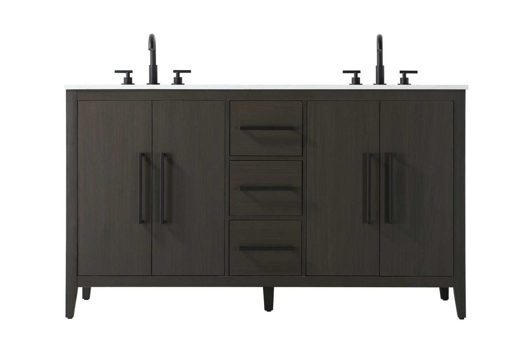 Millie Bathroom Vanity in Mocha Brown Elegant Lighting