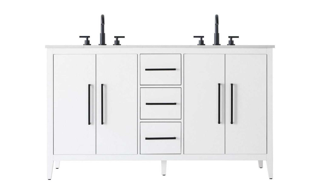 Millie Bathroom Vanity in White Elegant Lighting