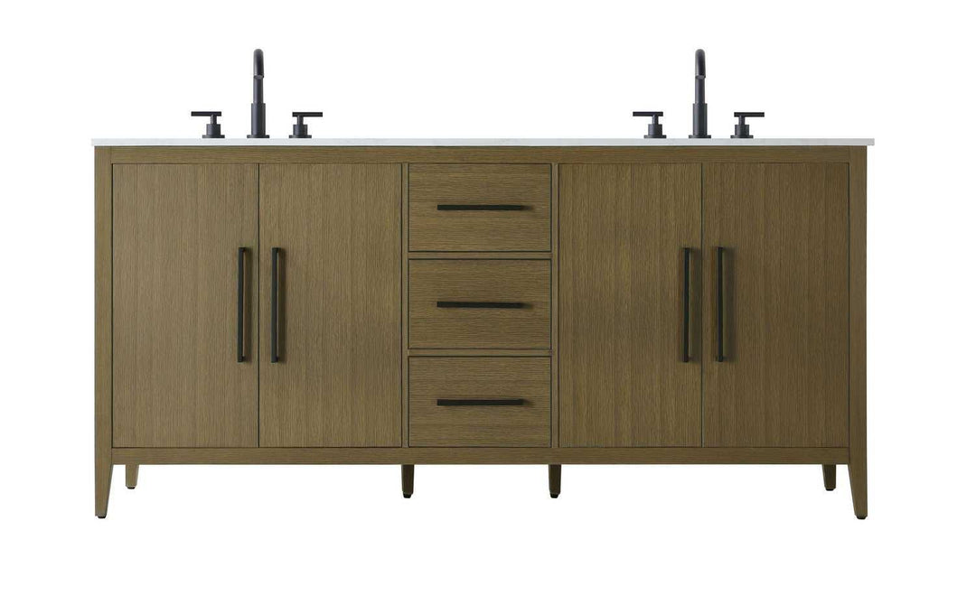 Millie Bathroom Vanity in Chestnut Brown Elegant Lighting