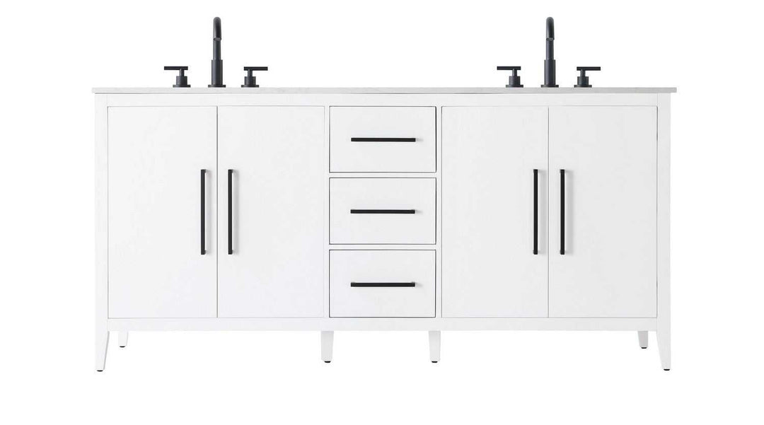 Millie Bathroom Vanity in White Elegant Lighting
