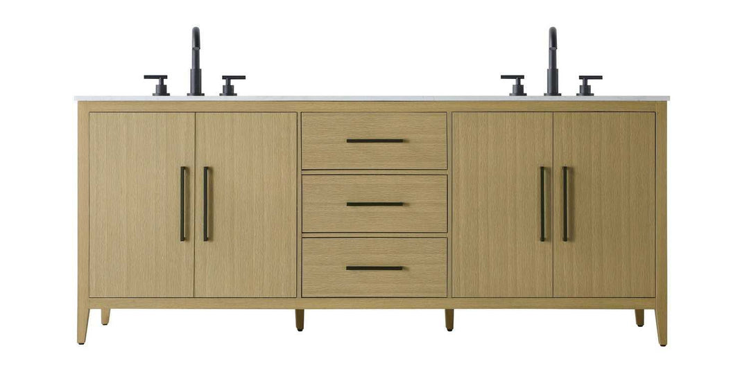 Millie Bathroom Vanity in Honey Brown Elegant Lighting
