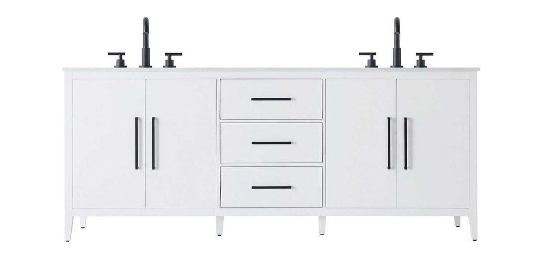 Millie Bathroom Vanity in White Elegant Lighting