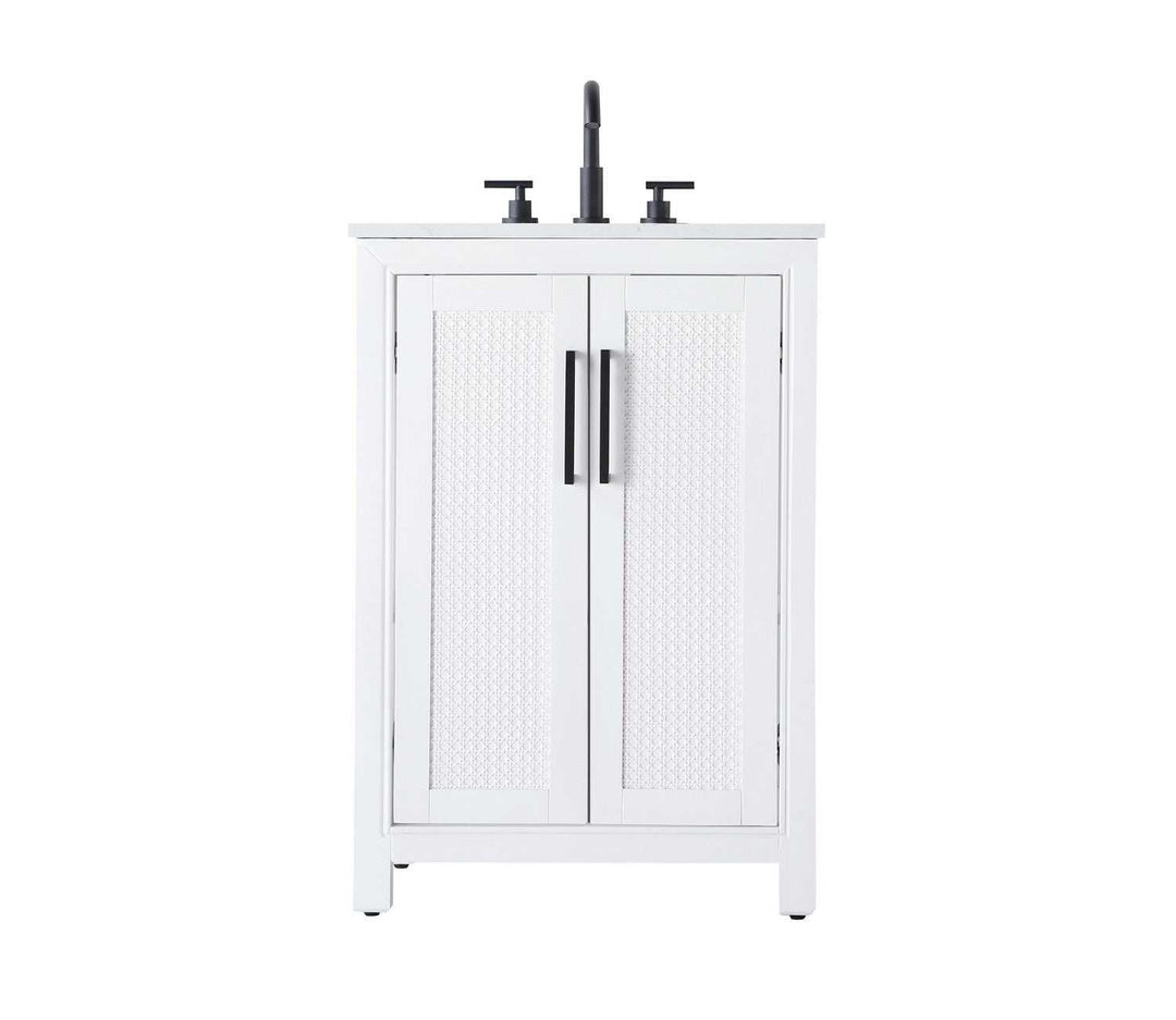 Alina Bathroom Vanity in White Elegant Lighting