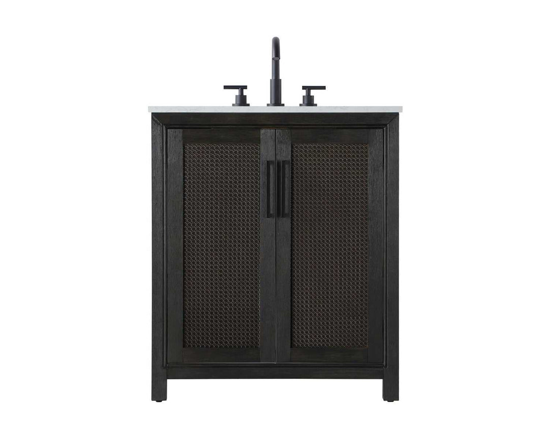 Alina Bathroom Vanity in Chocolate Oak Elegant Lighting