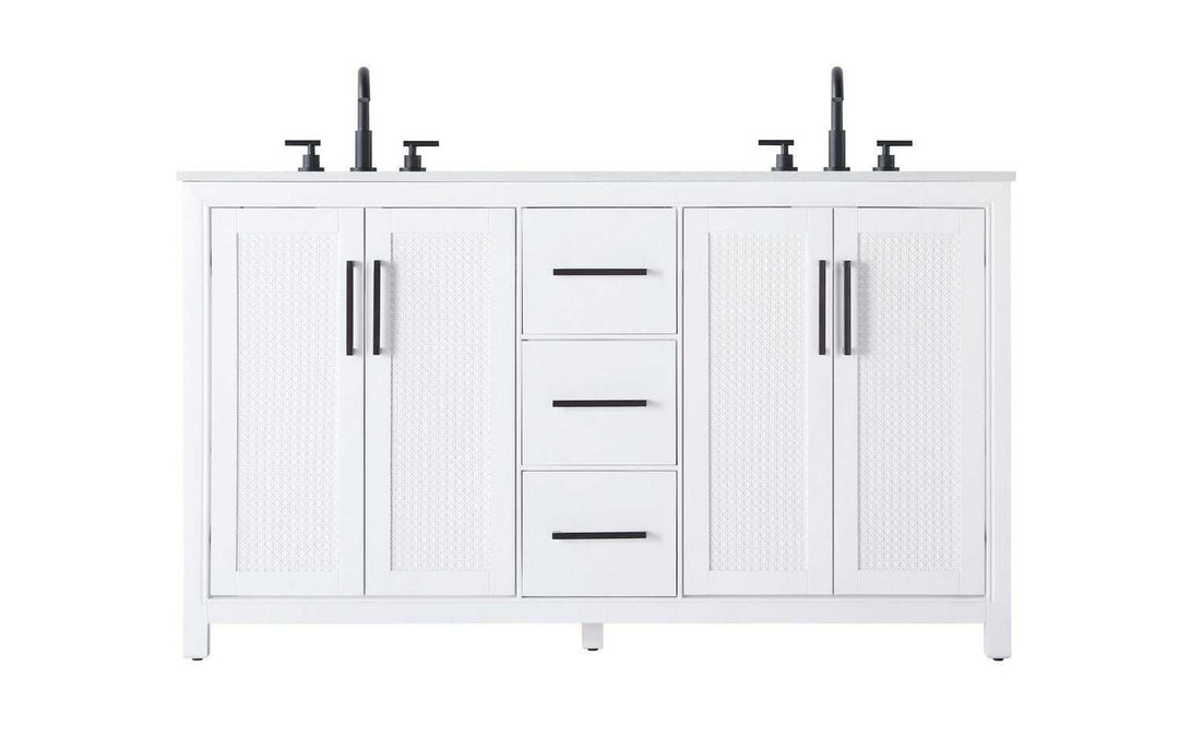 Alina Bathroom Vanity in White Elegant Lighting