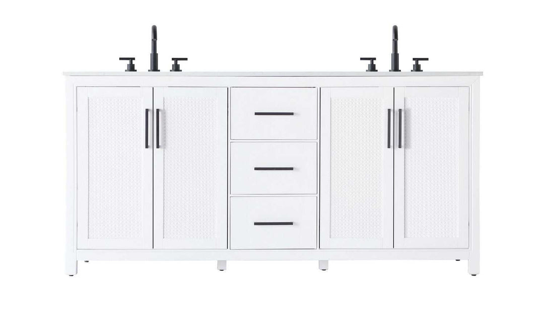 Alina Bathroom Vanity in White Elegant Lighting