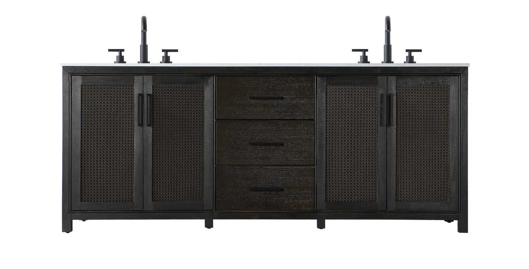 Alina Bathroom Vanity in Chocolate Oak Elegant Lighting
