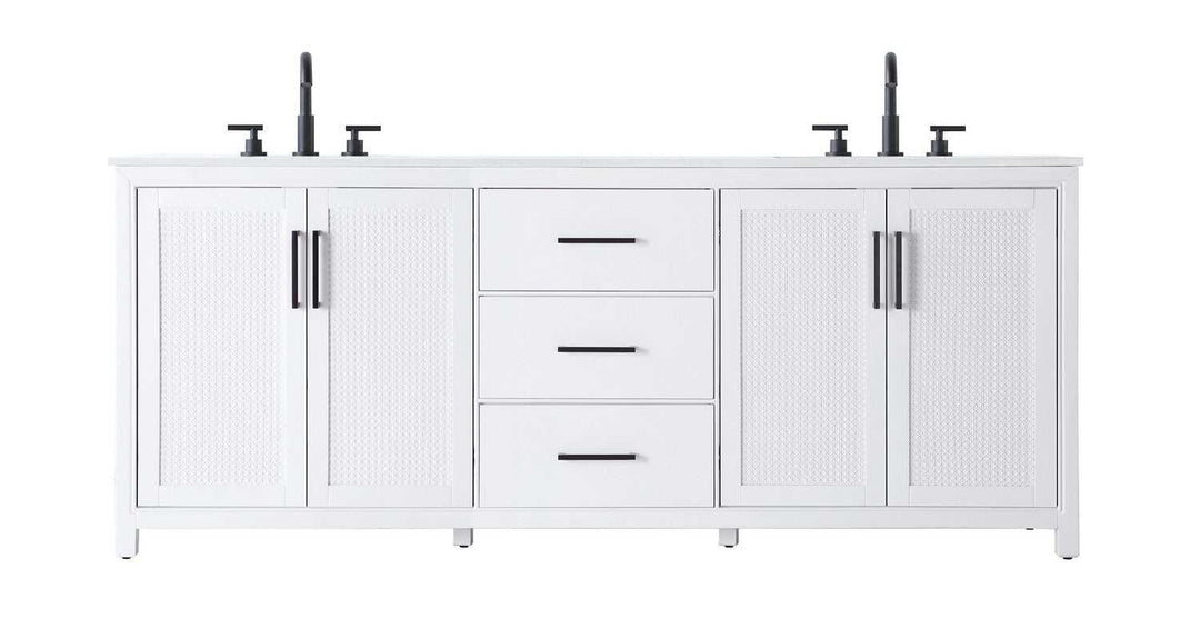 Alina Bathroom Vanity in White Elegant Lighting