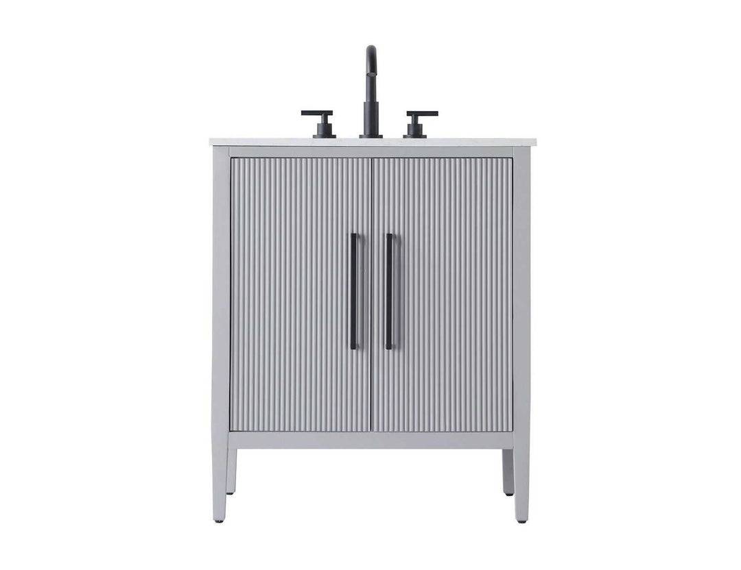 Blakely Bathroom Vanity in Grey Elegant Lighting