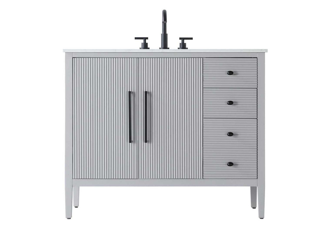 Blakely Bathroom Vanity in Grey Elegant Lighting