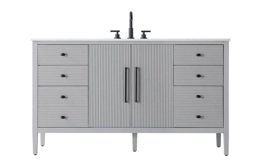 Blakely Bathroom Vanity in Grey Elegant Lighting