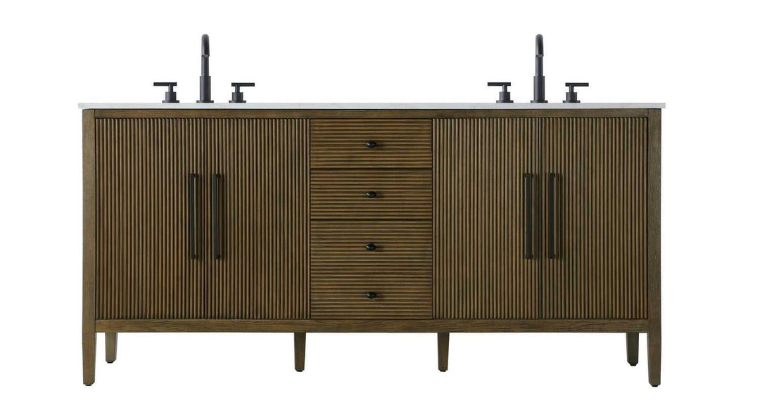 Blakely Bathroom Vanity in Hazel Oak Elegant Lighting