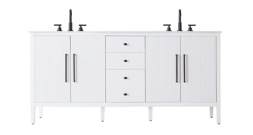 Blakely Bathroom Vanity in White Elegant Lighting