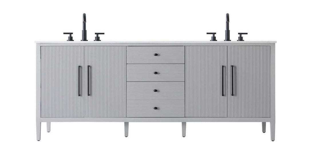 Blakely Bathroom Vanity in Grey Elegant Lighting
