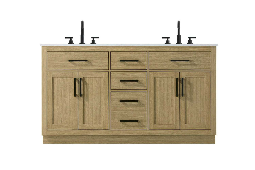 Alden Bathroom Vanity in Honey Brown Elegant Lighting