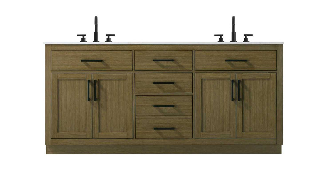 Alden Bathroom Vanity in Chestnut Brown Elegant Lighting