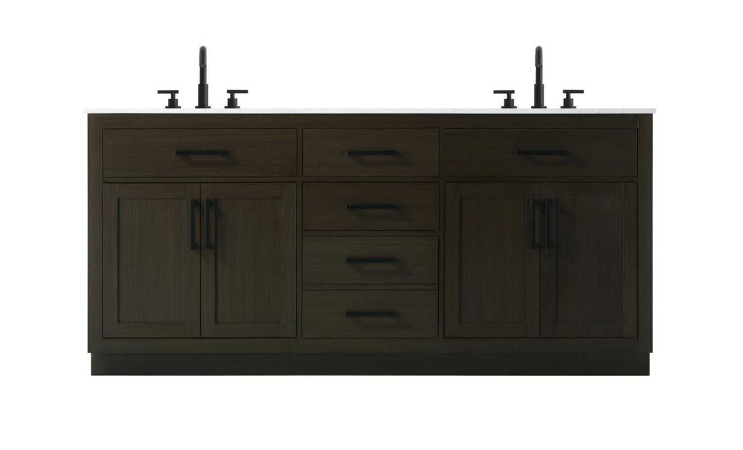 Alden Bathroom Vanity in Mocha Brown Elegant Lighting