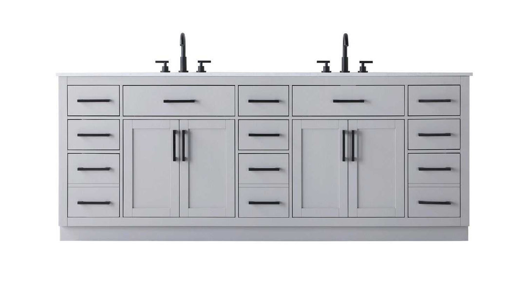 Alden Bathroom Vanity in Grey Elegant Lighting