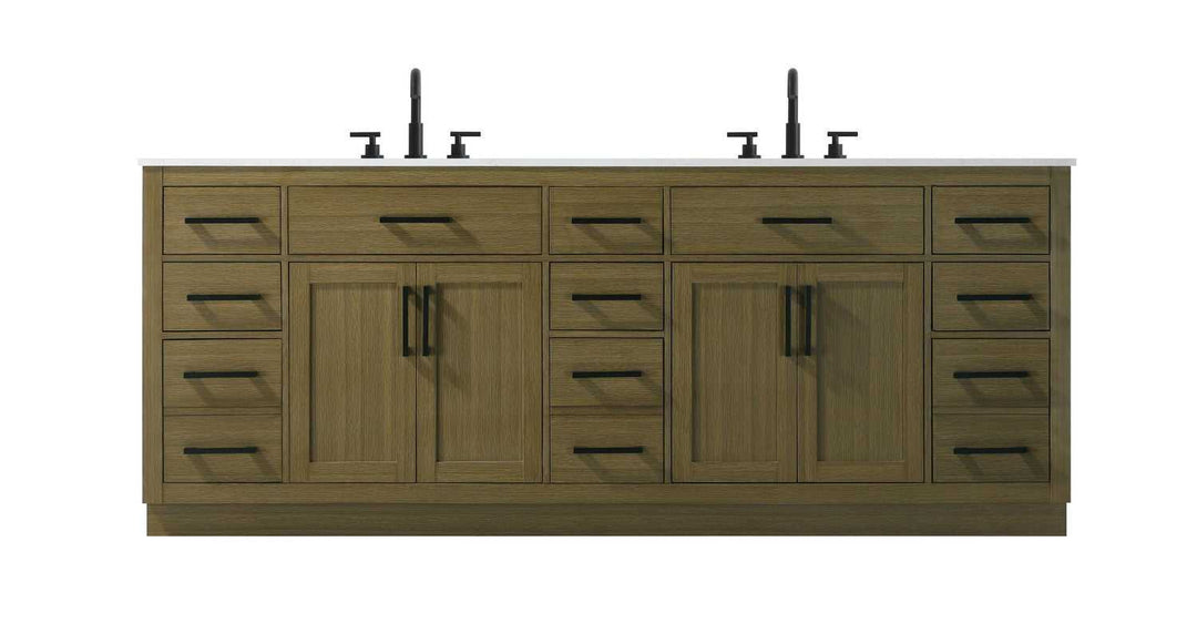 Alden Bathroom Vanity in Chestnut Brown Elegant Lighting