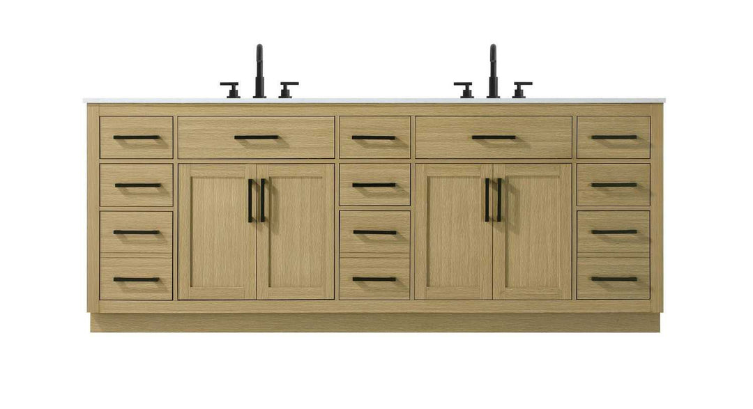 Alden Bathroom Vanity in Honey Brown Elegant Lighting
