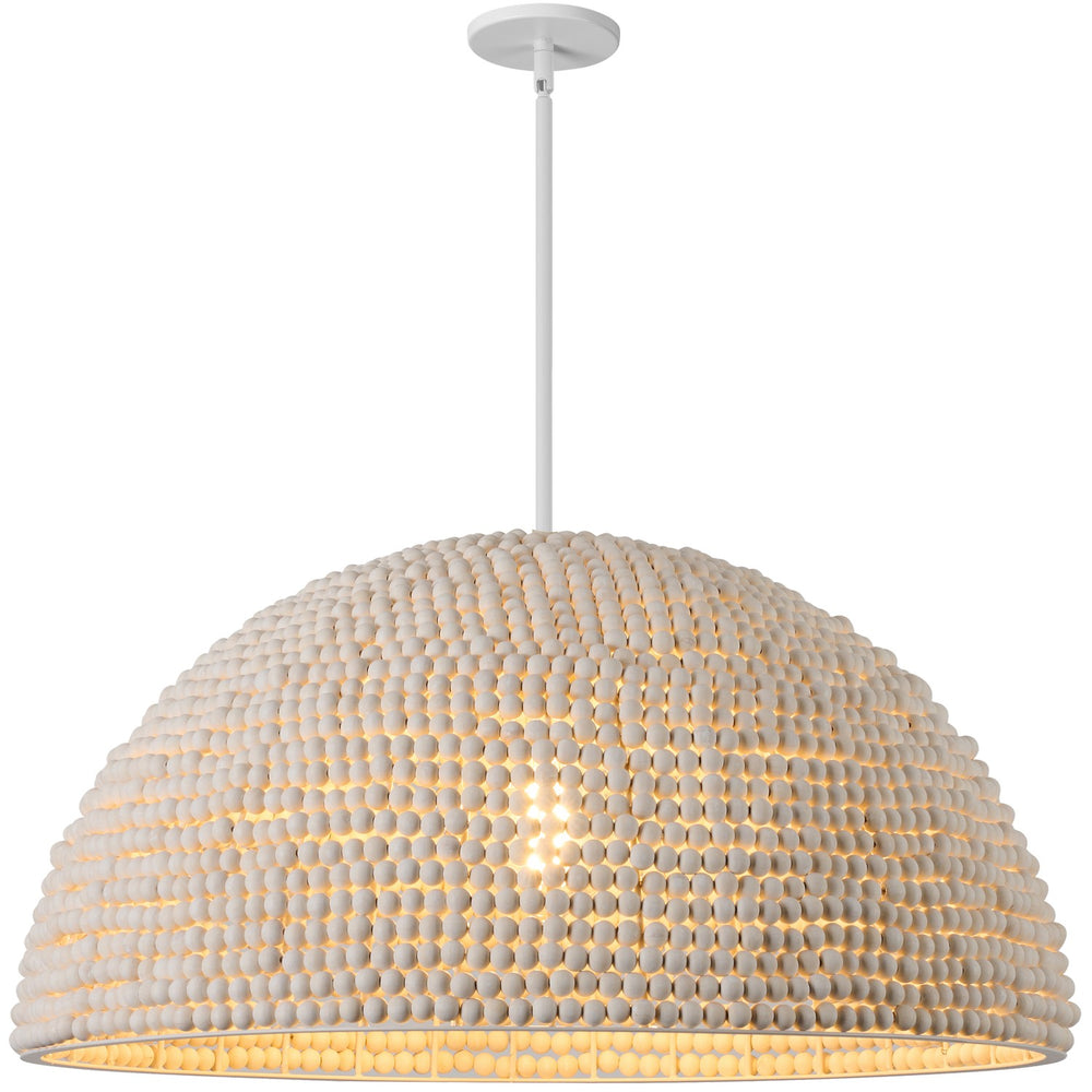 Dainolite Canada - BRE-354P-VW - Four Light Pendant - Breanne - Vintage White