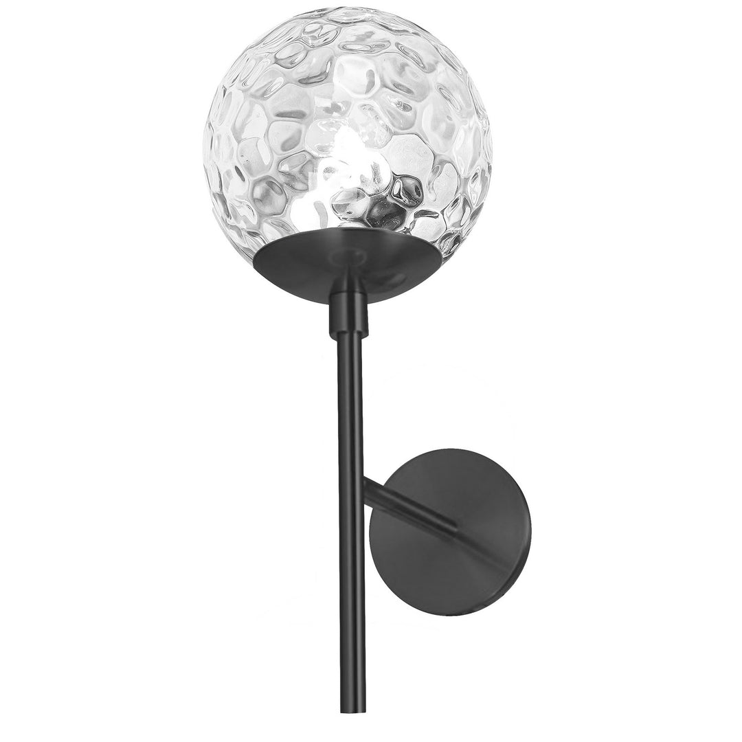 Dainolite Canada - DAY-161W-MB-CLR - One Light Wall Sconce - Dayana - Matte Black