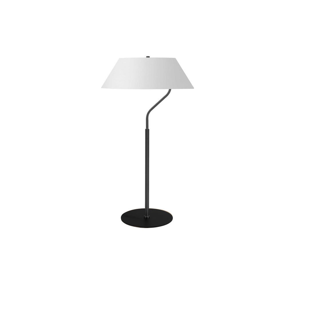 Dainolite Canada - GRD-281T-MB-WH - One Light Table Lamp - Geraldine - Matte Black