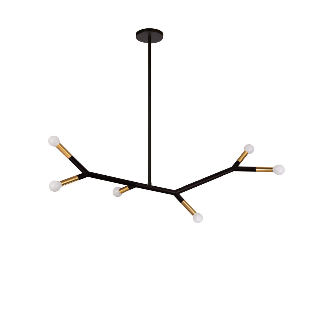 Dainolite Canada - MOR-396HP-MB-AGB - Three Light Pendant - Morgan - Matte Black