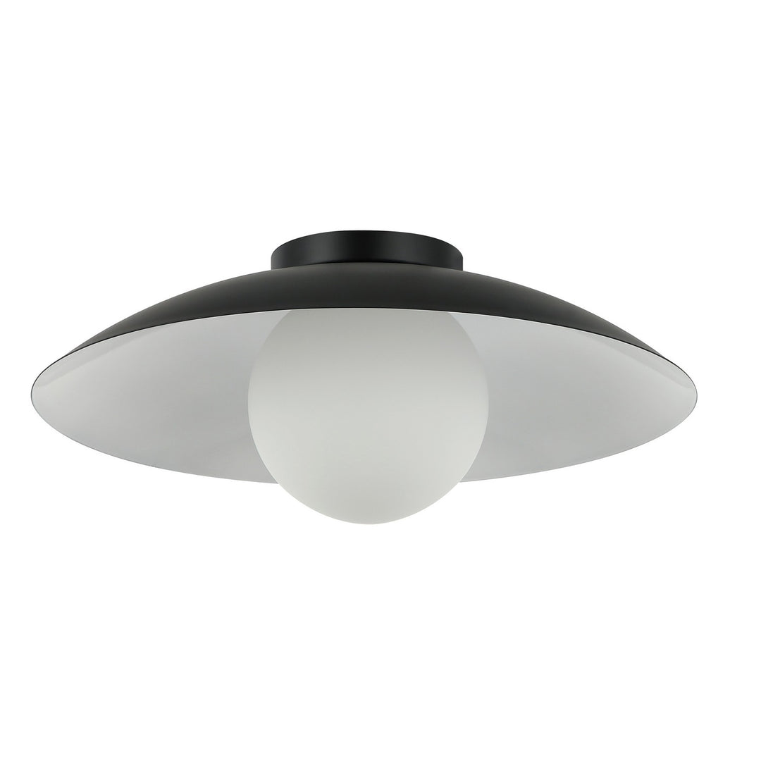 Dainolite Canada - OLV-151FH-MB - One Light Flushmount - Oliva - Matte Black