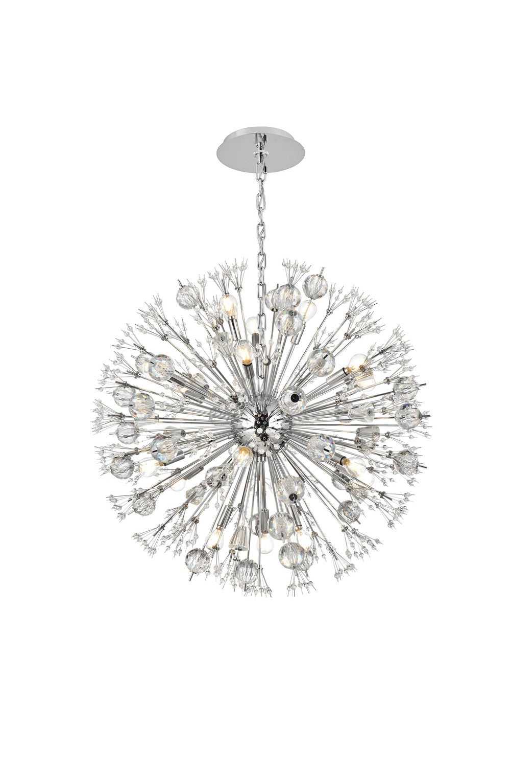 Elegant Lighting - 2550D32C - 18 Light Pendant - Vera - chrome