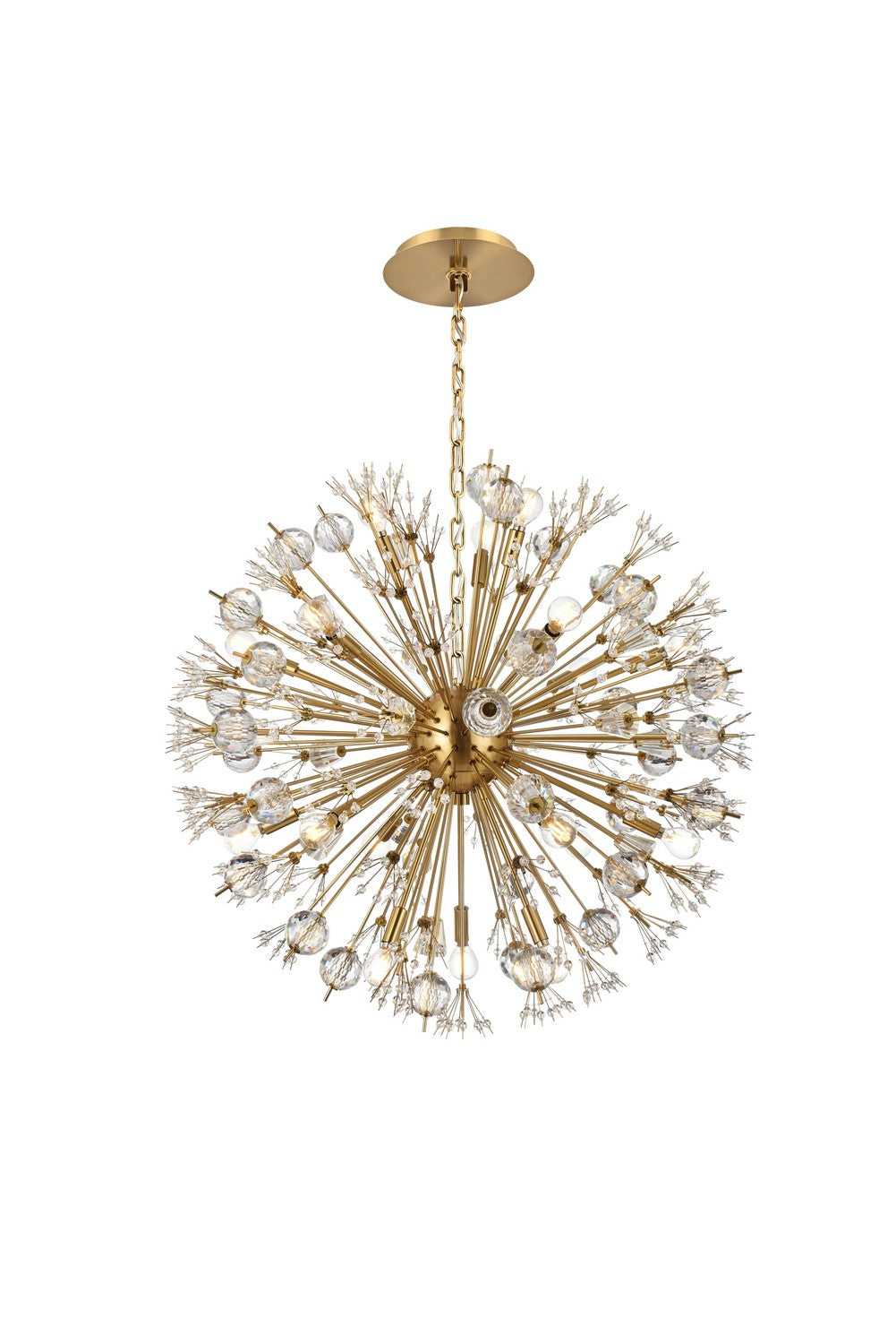 Elegant Lighting - 2550D32SG - 18 Light Pendant - Vera - gold