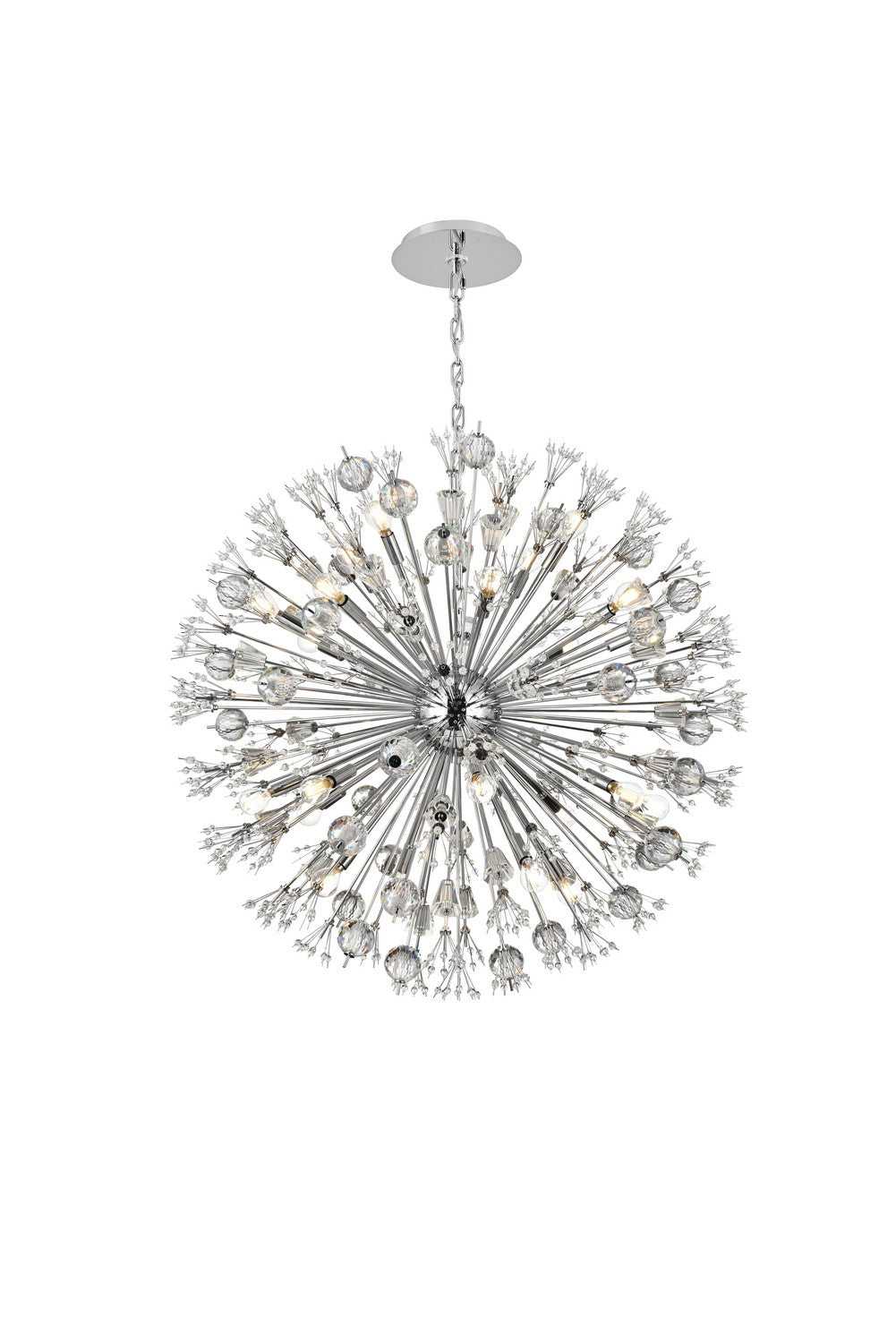 Elegant Lighting - 2550D38C - 24 Light Pendant - Vera - chrome