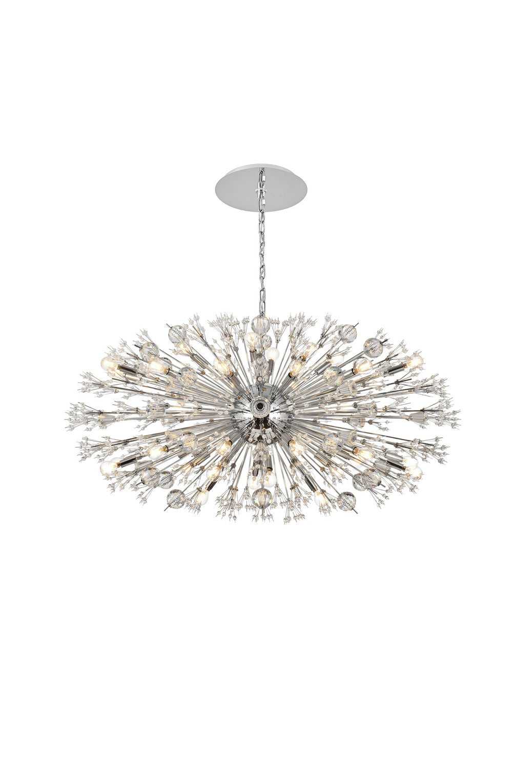 Elegant Lighting - 2550D48C - 38 Light Pendant - Vera - chrome