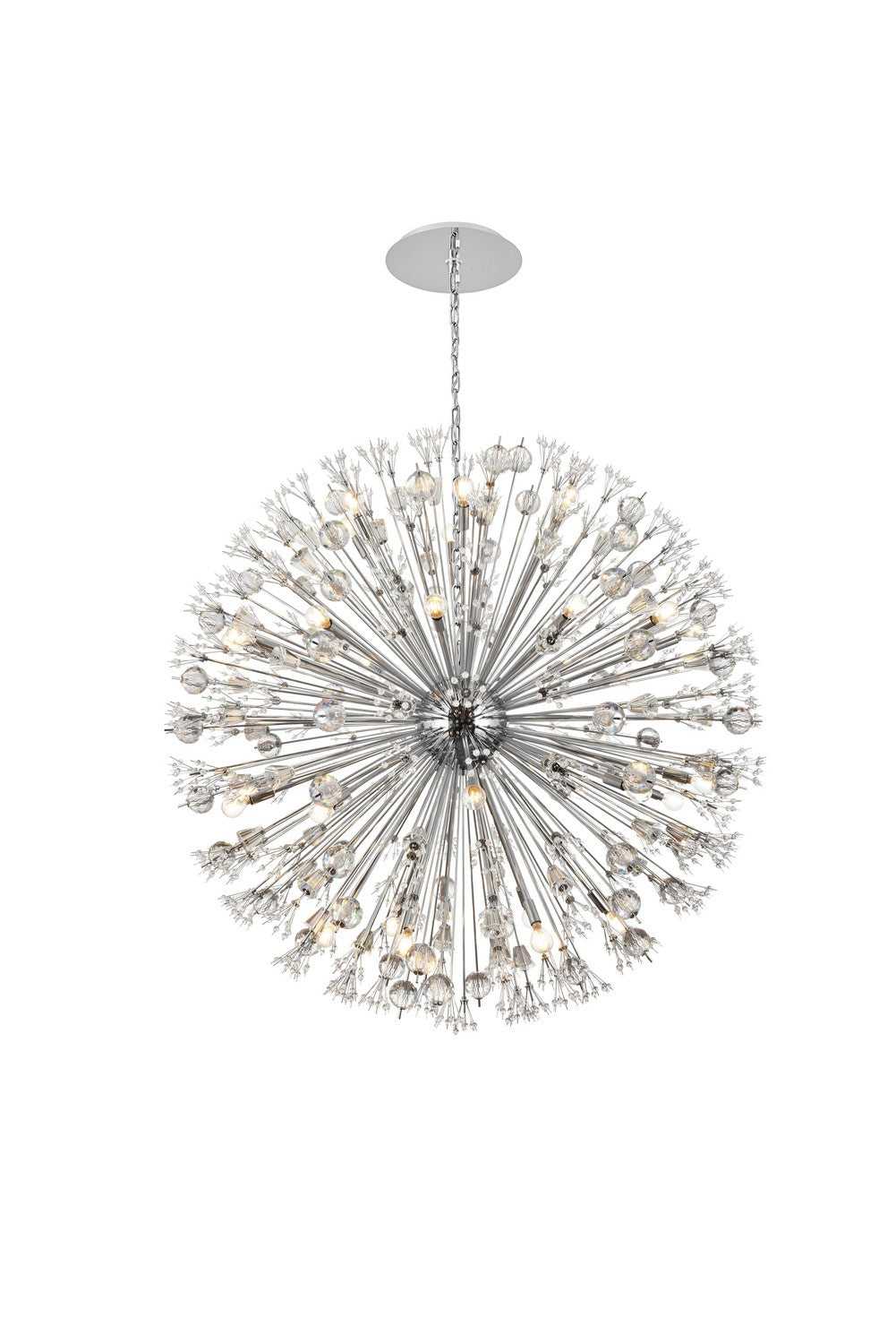 Elegant Lighting - 2550D50C - 34 Light Pendant - Vera - chrome