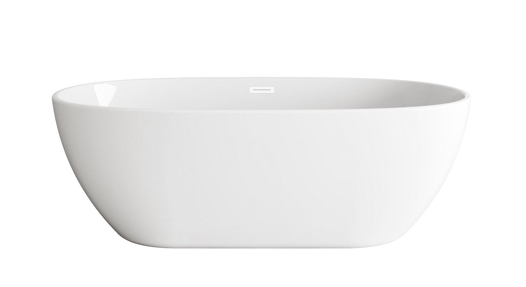Elegant Lighting - BT10767GW-WHT - Soaking Bathtub - Allegra - Glossy White