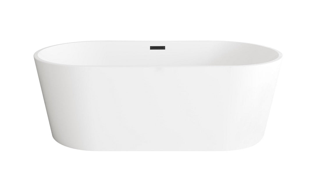 Elegant Lighting - BT30167GW-MBK - Bathtub - Springfield - Glossy White