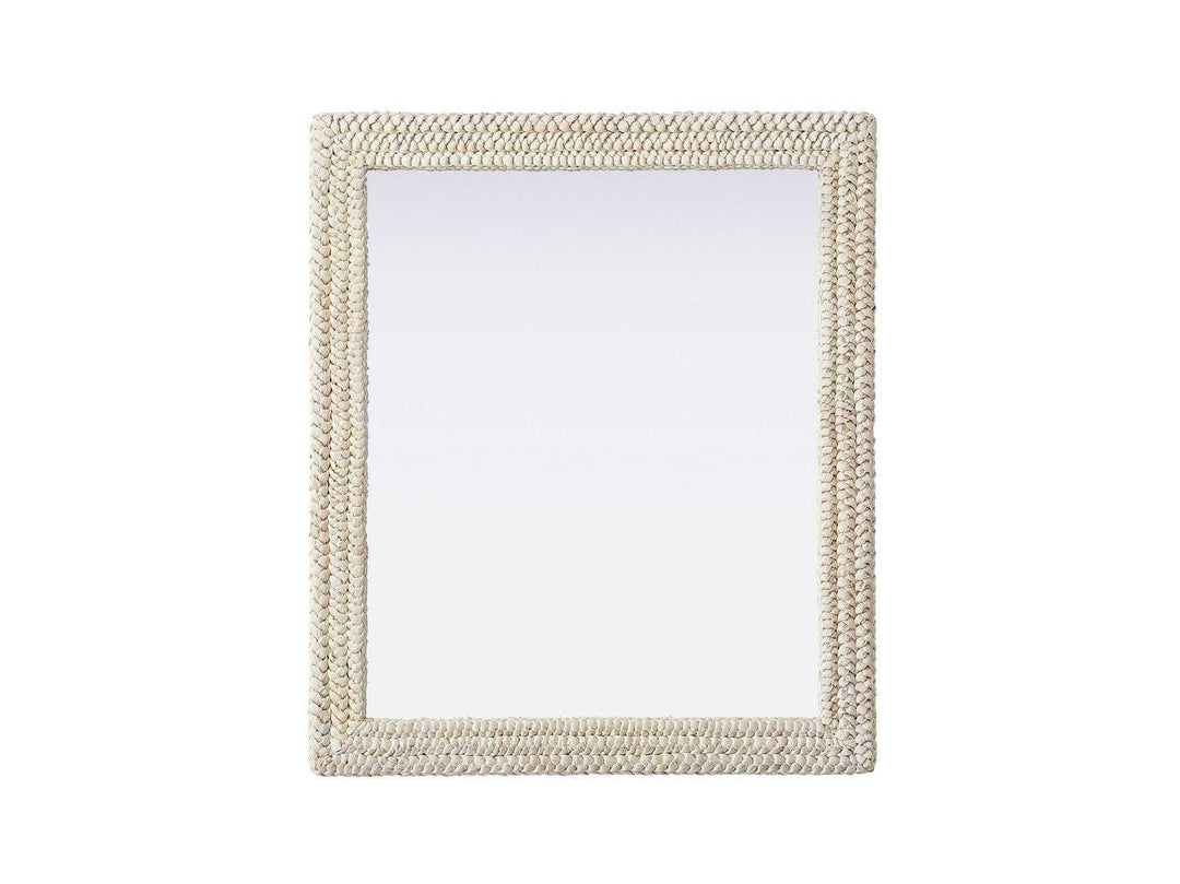 Marlowe Mirror in Linen White Elegant Lighting