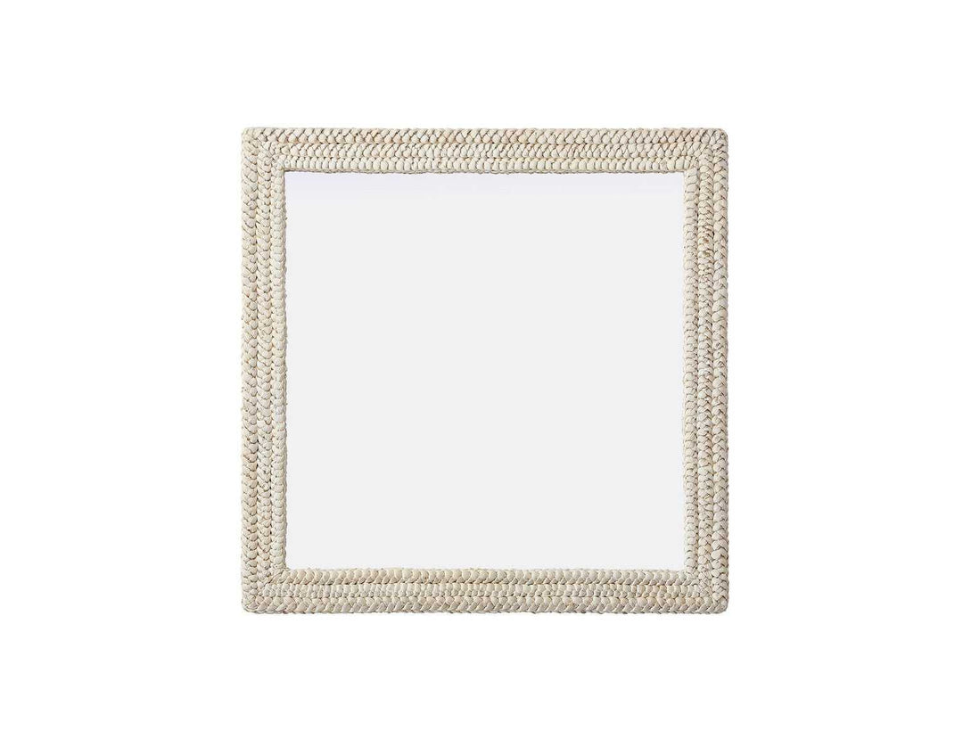 Marlowe Mirror in Linen White Elegant Lighting