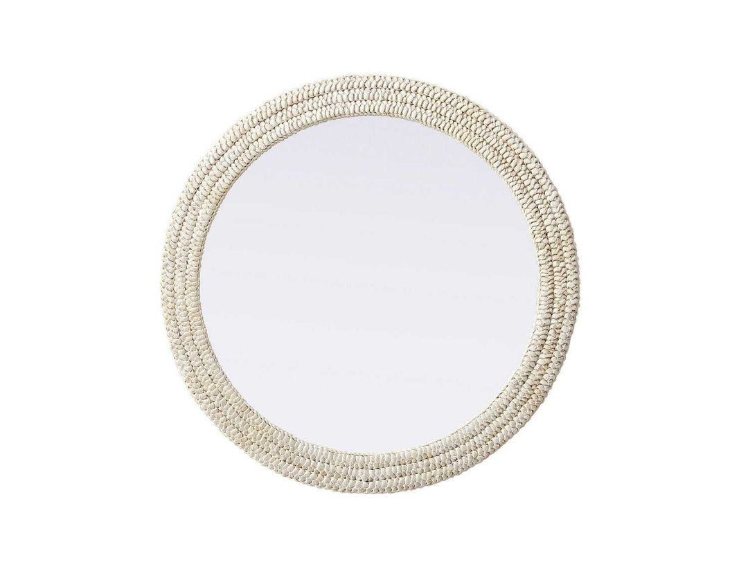 Marlowe Mirror in Linen White Elegant Lighting