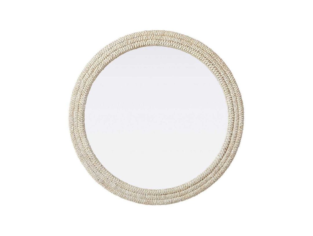 Marlowe Mirror in Linen White Elegant Lighting