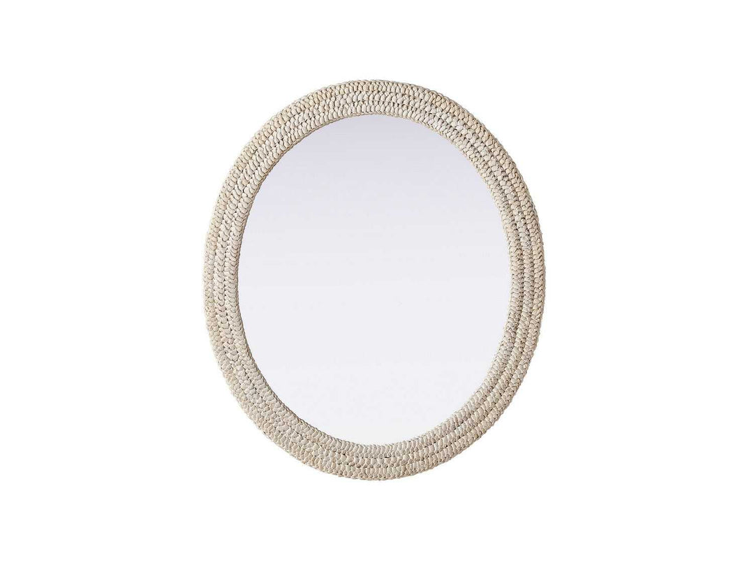 Marlowe Mirror in Linen White Elegant Lighting