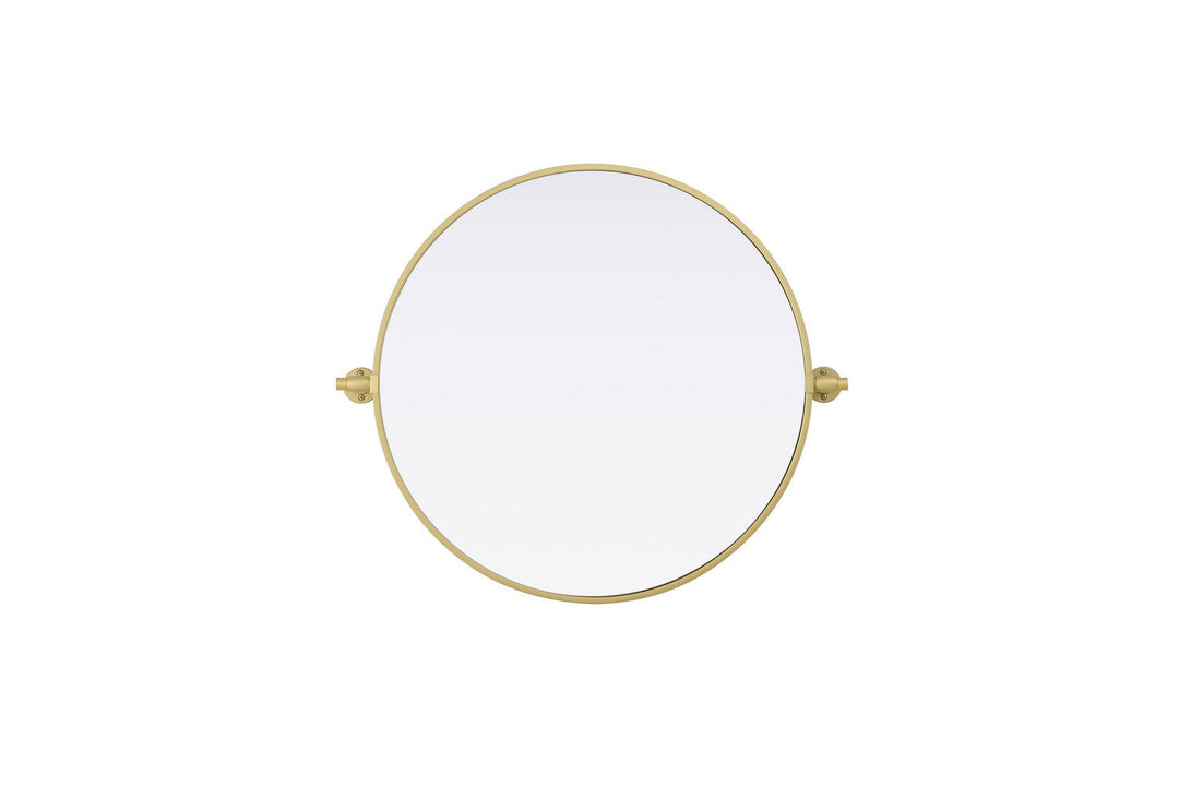 Amoura Mirror in Brass Elegant Lighting