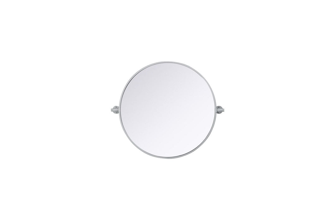 Amoura Mirror in Silver Elegant Lighting