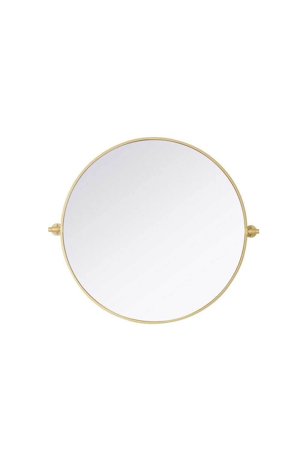 Amoura Mirror in Brass Elegant Lighting