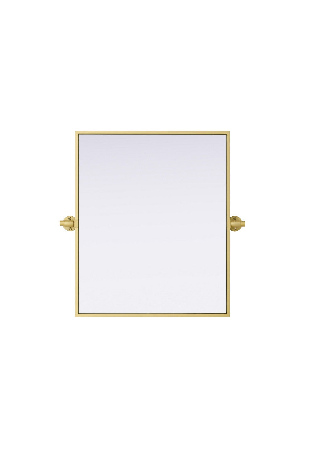 Amoura Mirror in Brass Elegant Lighting