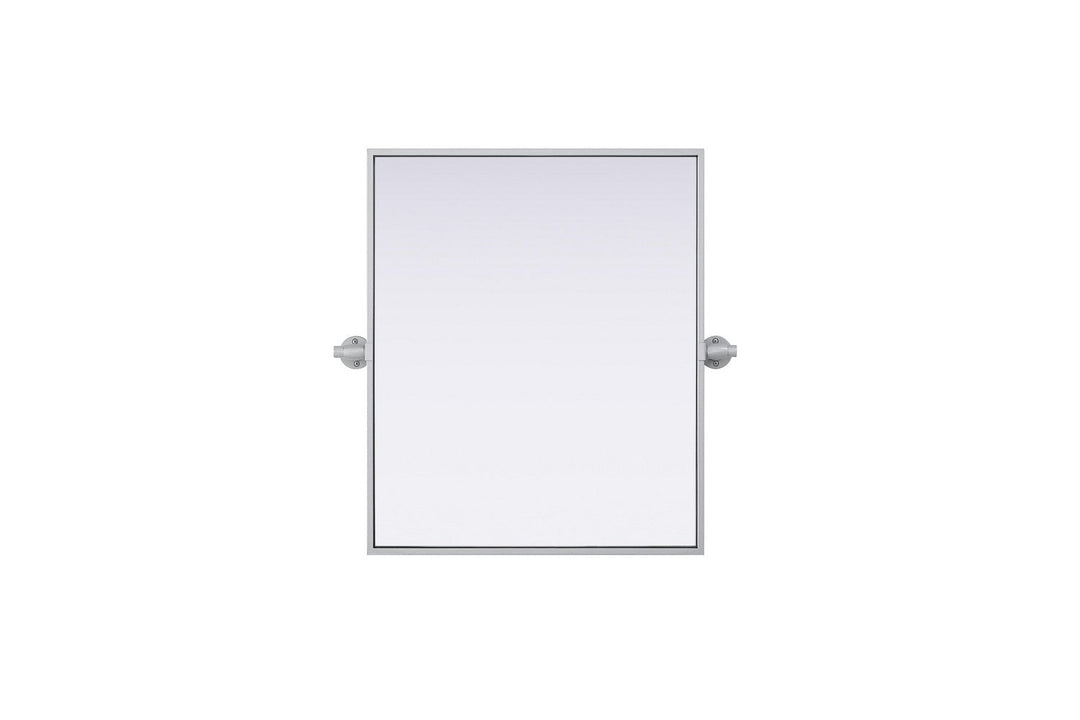 Amoura Mirror in Silver Elegant Lighting