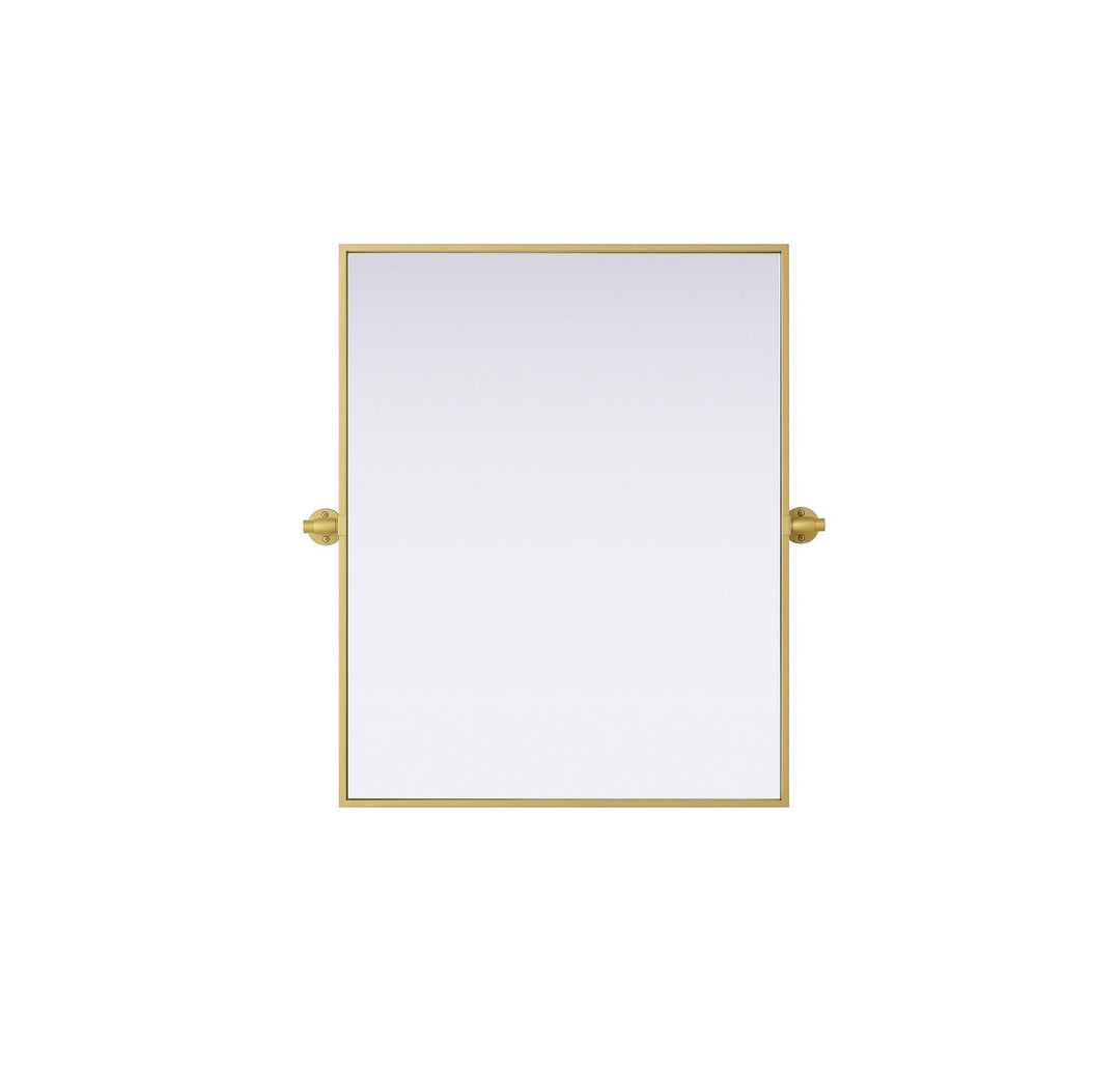 Amoura Mirror in Brass Elegant Lighting